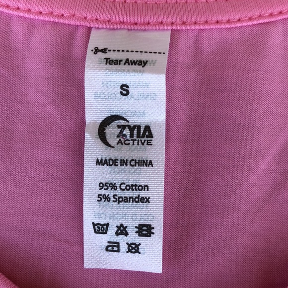 NWT! - ZYIA Active Pink South Beach Tank Top - Picture 4 of 9